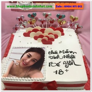 Bánh Sinh Nhật In Hình Ảnh - H554